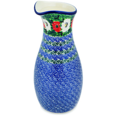 Polish Pottery Carafe 5 Cup Poppy Beauty UNIKAT