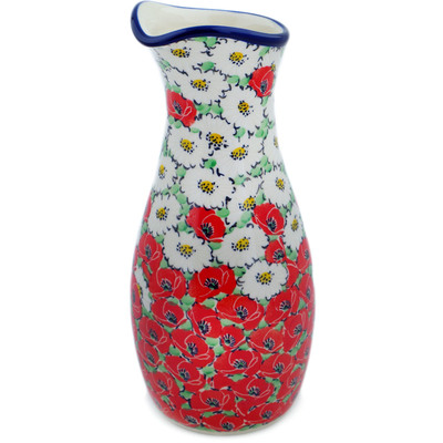 Polish Pottery Carafe 5 Cup Spring Blossom Harmony UNIKAT