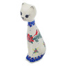 Polish Pottery Cat Figurine 10&quot; Cardinal&#039;s Home UNIKAT