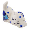 Polish Pottery Cat Figurine 2&quot; Endless Summer UNIKAT