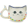Polish Pottery cat In Love With Love UNIKAT