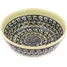 Polish Pottery cereal bowl Black Lace