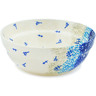 Polish Pottery cereal bowl Blue Burlap