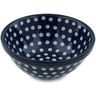 Polish Pottery cereal bowl Blue Eyes
