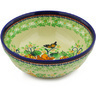 Polish Pottery cereal bowl Butterfly Meadow UNIKAT
