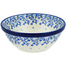 Polish Pottery cereal bowl Forget-me-not Rain
