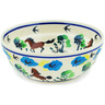 Polish Pottery cereal bowl Like The Wind