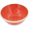 Polish Pottery cereal bowl Orange Shine