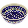 Polish Pottery cereal bowl Peacock Hollies