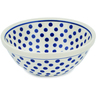 Polish Pottery Cereal Bowl Polka Dot Delight