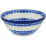 Polish Pottery Cereal Bowl Sensational Blue Splendor
