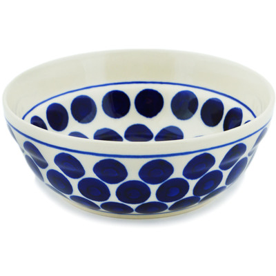 Polish Pottery cereal bowl Splotched