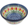 Polish Pottery cereal bowl Spring Tulip Field