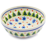 Polish Pottery cereal bowl Winter Land