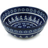 Polish Pottery cereal bowl Winter Night