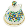 Polish Pottery Cheese Lady 4&quot; Sweet Blooms UNIKAT