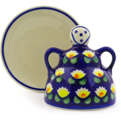 Polish Pottery Cheese Lady 4&quot; Waterlily