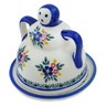 Polish Pottery Cheese Lady 5&quot; Blissful Blossoms