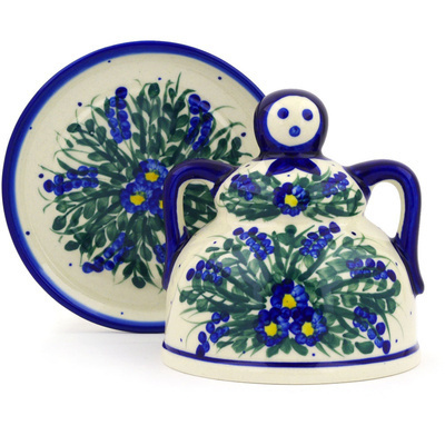 Polish Pottery Cheese Lady 5&quot;