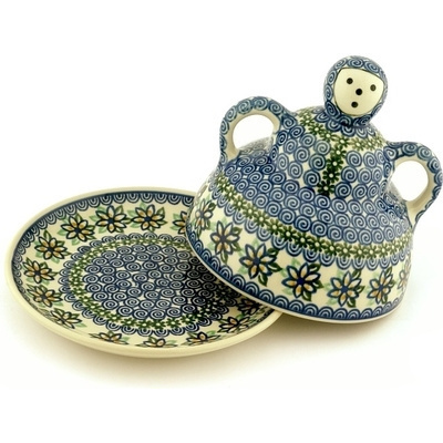Polish Pottery Cheese Lady 8&quot;