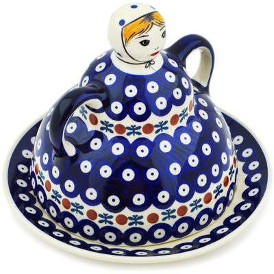 Polish Pottery Cheese Lady 8&quot; Mosquito