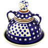 Polish Pottery Cheese Lady 8&quot; Stars And Stripes