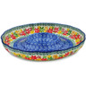 Polish Pottery Chip and Dip Platter 10&quot; Fall Vibes