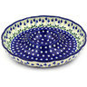 Polish Pottery Chip and Dip Platter 12&quot; Bleeding Heart Peacock
