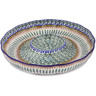 Polish Pottery Chip and Dip Platter 12&quot; Tuscan Countryside