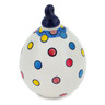 Polish Pottery Christmas Ball Ornament 3&quot; Gumball Machine UNIKAT