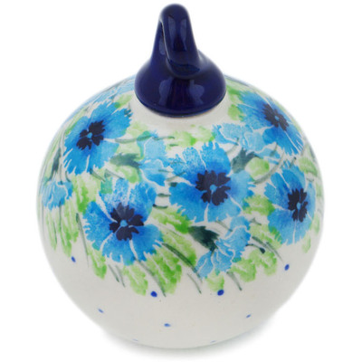 Polish Pottery Christmas Ball Ornament 3&quot; Springing Into Spring UNIKAT