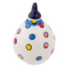 Polish Pottery Christmas Ball Ornament 4&quot; Gumball Machine UNIKAT
