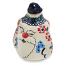 Polish Pottery Christmas Ball Ornament 4" Kismet Red