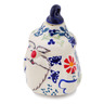 Polish Pottery Christmas Ball Ornament 4&quot; Last Summer Flowers