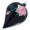 Glass Christmas Ball Ornament 5&quot; Blushing