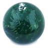 Glass Christmas Ball Ornament 5&quot; Green
