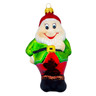 Glass Christmas Ball Ornament 6&quot; Bashful