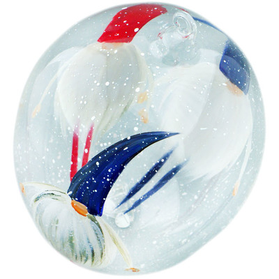 Glass Christmas Ball Ornament 6&quot; Black Traditional
