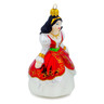 Glass Christmas Ball Ornament 6&quot; Dancing Girl