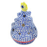 Polish Pottery Christmas Tree Candle Holder 8&quot; Big Stars, Big Dreams