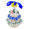Polish Pottery Christmas Tree Ornament 3&quot; Best Bird Friends Forever