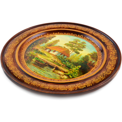 Wood Circle Wall Decor 10&quot; Wood Art