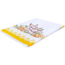Textile Cloth Table Runner 39&quot; Easter Bunny Yellow