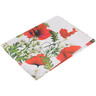 Textile Cloth Table Runner 39&quot; Fresh Red Poppy