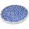 Polish Pottery Coaster 4" Fields Of Glory