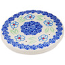 Polish Pottery Coaster 4&quot; Sweet Day