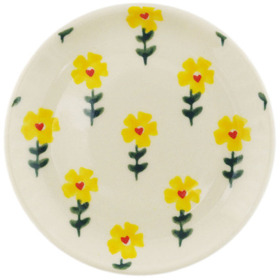 Polish Pottery Coaster Plate
