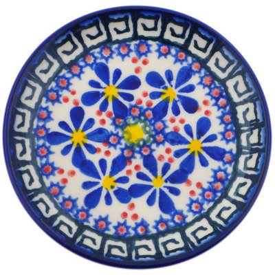 Polish Pottery Coaster Plate Irish Spring