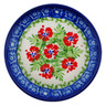 Polish Pottery Coaster Plate Midsummer Bloom