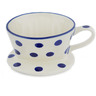 Polish Pottery Coffee Filter 5" Happy Dots